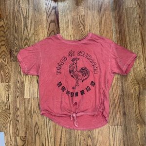 Rust Red Graphic Tee